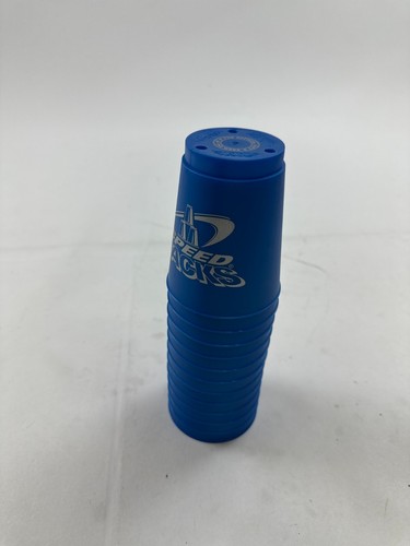 12er Set Speed Stacks Wettkampf Stapelbecher blau mit Tasche Tragetasche - Bild 3 von 5