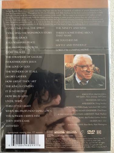 Music DVD: George Beverley Shea - Then Sings My Soul (Hosted By Bill Gaither) - Picture 2 of 2