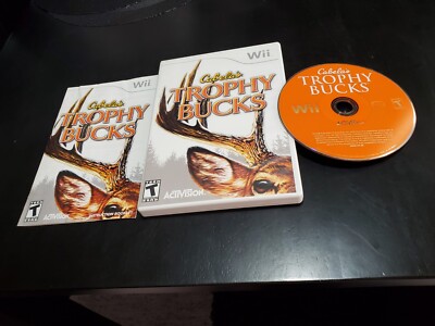 Cabela's Trophy Bucks (Nintendo Wii, 2008) COMPLETE! TESTED! FREE SHIPPING!