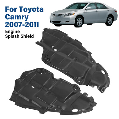 #ad Front LHamp;RH Engine Splash Shield Guard Panel Cover For Toyota Camry 2007 2011 $35.49