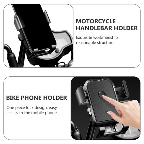Bicycle Phone Holder Bike Cell Mount Universal Adjustable Motorcycle Support - Zdjęcie 3 z 12
