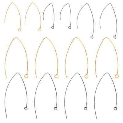  100 Pcs Antiallergischer Ohrhaken Frau Fräulein Ohrringe DIY Teile