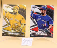 2021 Topps Fire Base & Gold Minted #152 Marcus Semien NM+