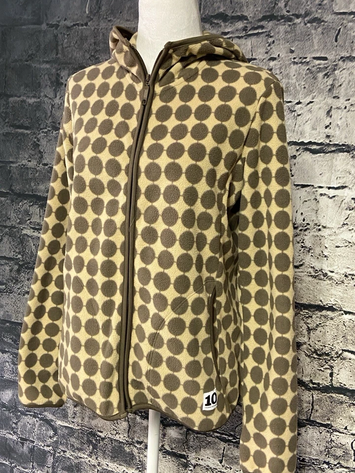 Uniqlo Womens Hoodie Large Brown Full Zip Crab Relax Cozy Outdoor Casual - Image 2 of 4