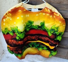 Adult Halloween Costume - Cheeseburger - VGC - GENTLY USED - UNIQUE - REALISTIC