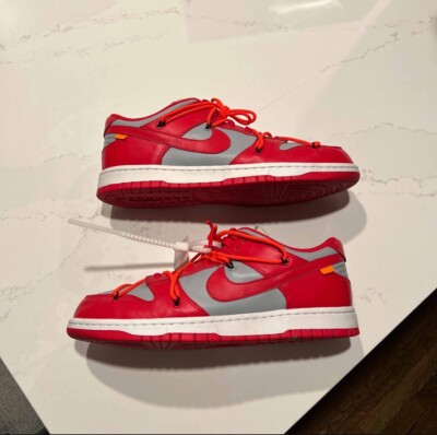Size 11 - Nike Dunk Low x OFF-WHITE University Red 2019