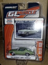 1/64 Greenlight GL Muscle green 1969 Chevy COPO Chevelle Series 9