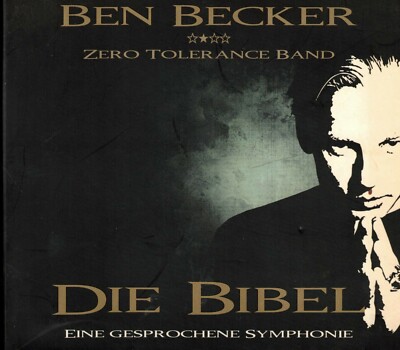 Ben Becker Zero Tolerance Band, Die Bibel eine gesprochene Symphonie, 2 CDs 2007