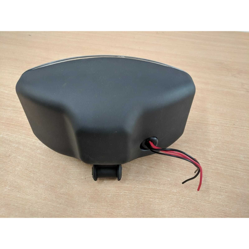 Lámpara puntual ABS ovalada negra jumbo de 9,5"" + LED azul para adaptarse a camión Scania Volvo DAF MAN - Imagen 2 de 4