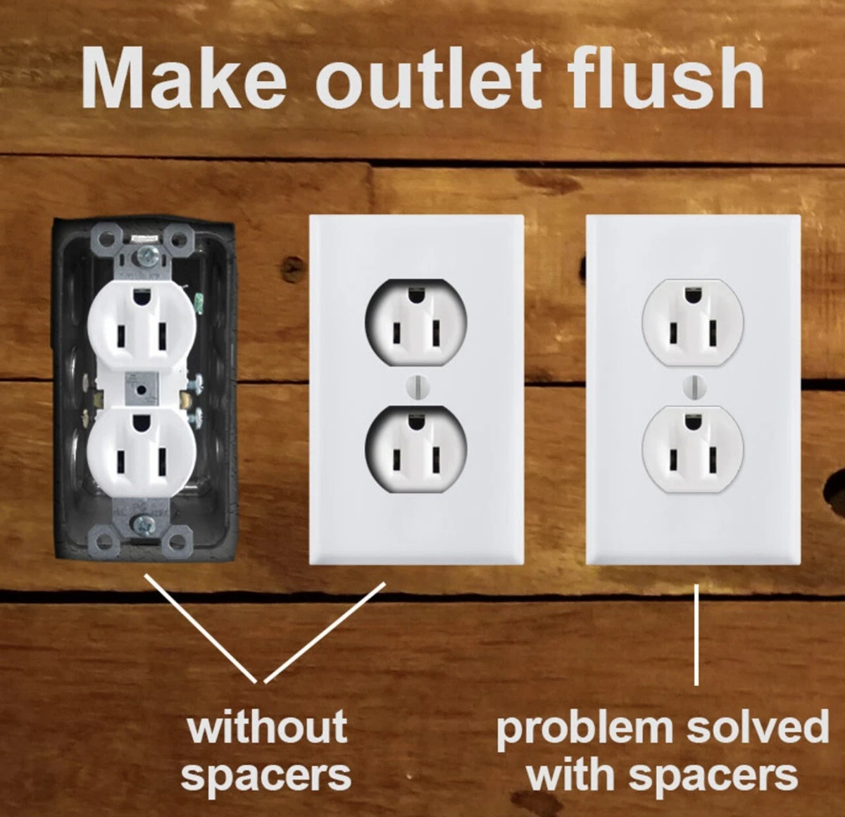 Electrical outlet spacer deals