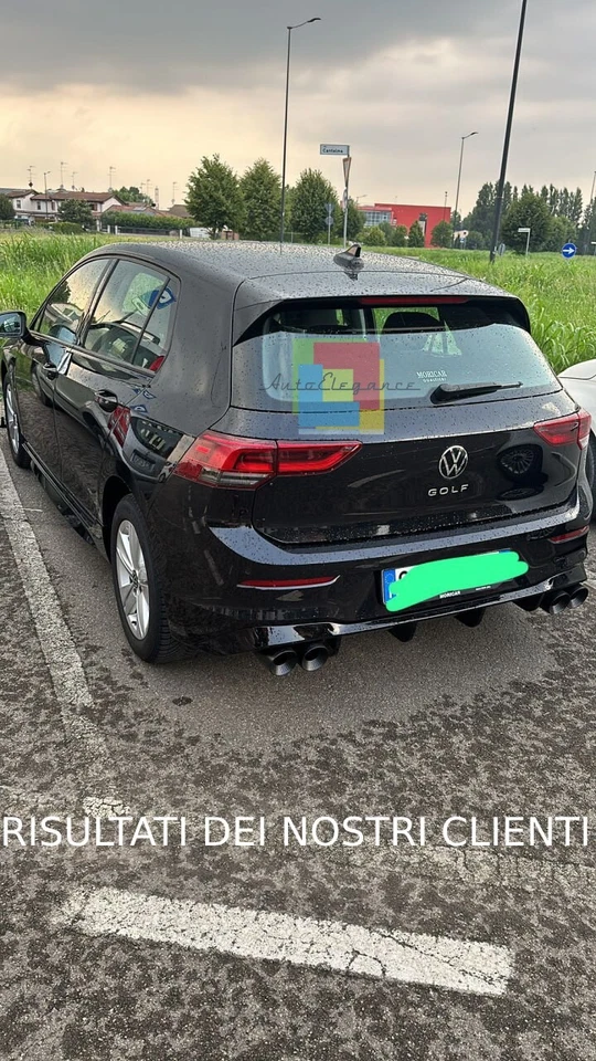 DIFFUSOR PASSEND FÜR VW GOLF 8 2+2 LOOK R SPORTLICHES DESIGN - Bild 2 von 4