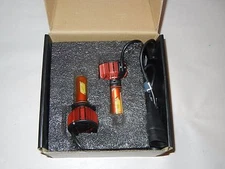 LEDKINGDOMUS HB3 9005 LED HEADLIGHT CONVERSION KIT 6000K COOL WHITE FOG LIGHTS