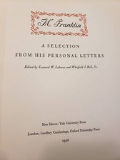 Collectible Limited Printing Mr. Franklin: A Selection From His Personal Letters