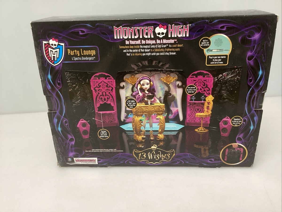 Spectra Vondergeist Party Lounge Room 13 Wishes Monster High Doll