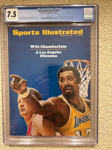Sports Illustrated 1969 AVAILABLE NOW! Wilt Chamberlain CGC 7.5  6 Of 13 Gr  NS
