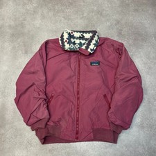 L.l Bean Warm Up Jacket Womens Vintage Fleece Lined Outdoor Coat, Purple, Small