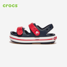 NEW CROCS TODDLER CROCBAND CRUISER SANDAL CRS209424 NAVY RED