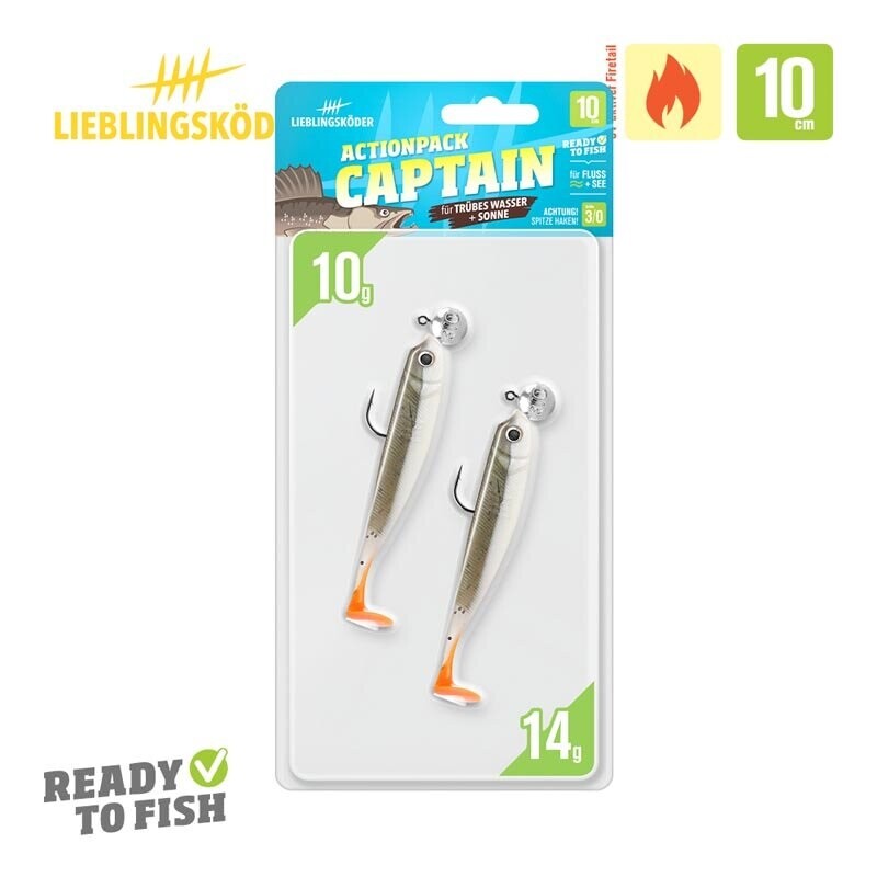 Lieblingsköder Actionpack Captain 10 см для склеивания 2 штук