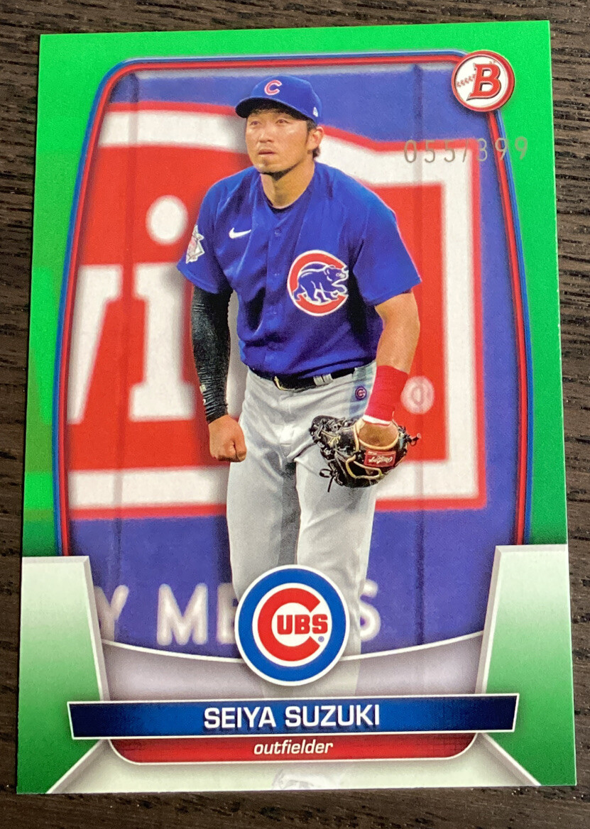 大谷翔平2021 Bowman Neon Green Border /399 大谷翔平2021 Bowman Neon Green Border /399