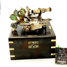 Antique Maritime Nautical Compass Sextant Vintage Astrolabe Ship's Instruments