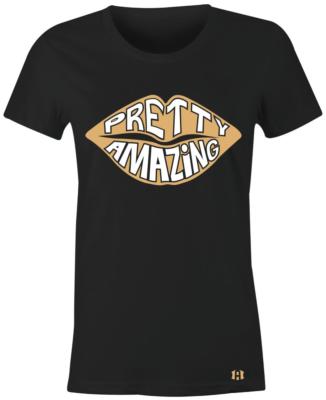 ''PRETTY AMAZING'' Women/Juniors T-Shirt to Match Retro Heiress Black Gold 11's