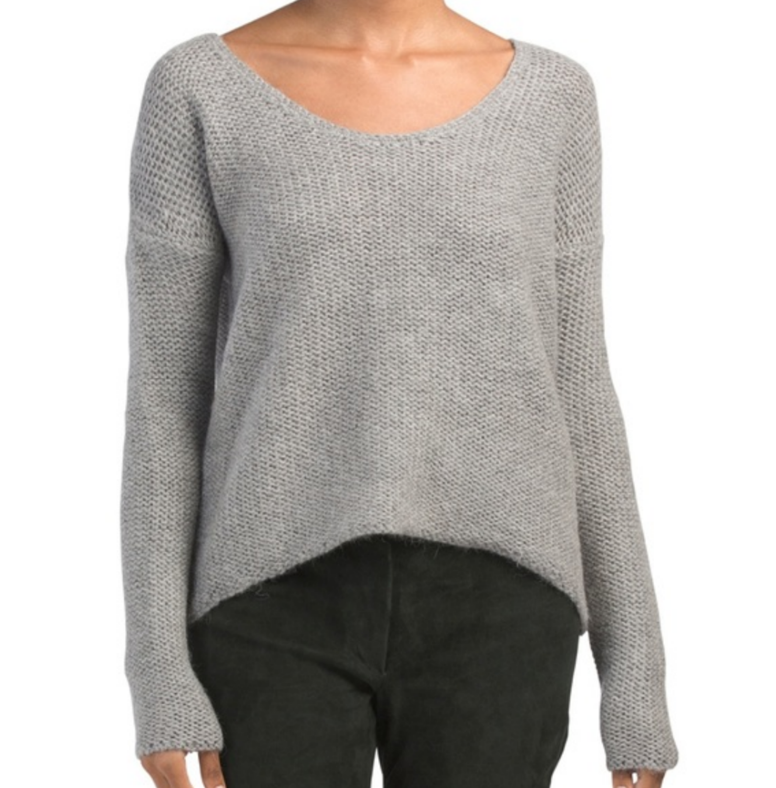 helmut lang grey sweater