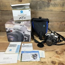 Minolta Maxxum XTsi 35mm Camera AF Zoom 28-80mm w/ Case and Box