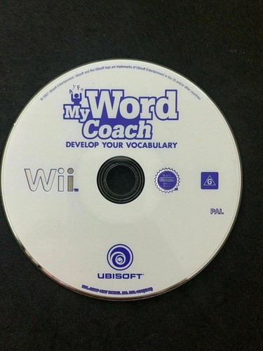 My Word Coach: Improve Your Vocabulary - Nintendo Wii PAL Game with Manual - 第 3/5 張圖片