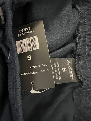 $50 Blue Ice Men's Blue Slim Fit Fleece Jogger Pants Size S | eBay