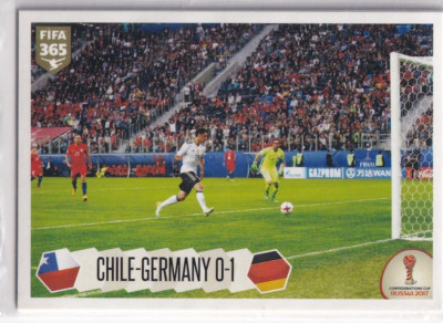 Panini Fifa 365 2018 Sticker Nr. 19 Chile - Germany 0:1