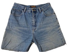 High Sierra Jean Shorts Womens Sz 16 Blue Denim Cotton 1990s Vtg
