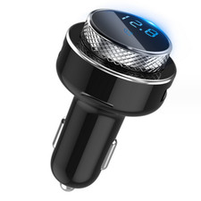 Car Adapter Cigarette Lighter Dual USB Wireless Charger Bluetooth FM Transmitter