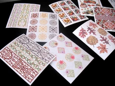 Creative Memories Lot Autumn, Sticker Packs& Gr Length Stickers