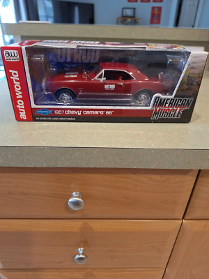 1967 Chevrolet Camaro SS Hot Rod Test Car Red 1/18 Scale Diecast Model Car