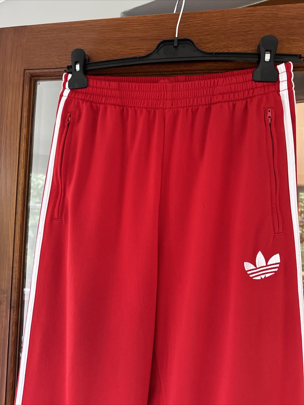 Men’s Adidas Red Tracksuit Bottoms Size Medium eBay