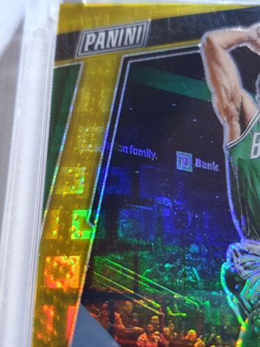 2023 Panini National VIP Jayson Tatum #30 GOLD 01/10 Holo Game Worn Jersey - Picture 3 of 5
