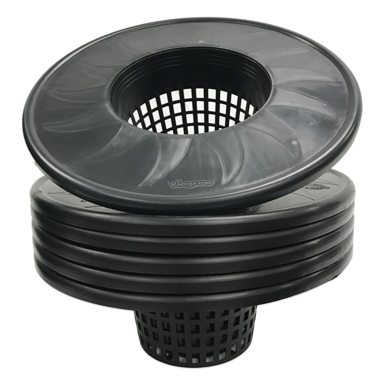 Viagrow® 6 in. Mesh Pot Bucket Lid Insert for 3.5 & 5 Gal. Hydroponic Bucke