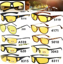 HD Night Driving Vision Glasses Anti Glare Ti...