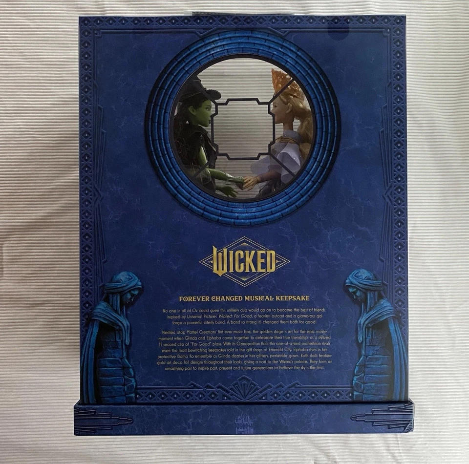 Mattel Creations Wicked: For Good Forever Changed Musical Keepsake *EN MANO* Foto 3 de 3