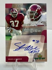 Shaun Alexander 2000 Upper Deck MVP Pro Sign Rookie Autograph On Card RC Auto. rookie card picture