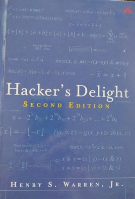 Hacker's Delight - Hardcover Textbook, Warren Henry Jr, Very Good