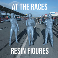 Race Day Figures Set of 3 Resin 3d printed Un...