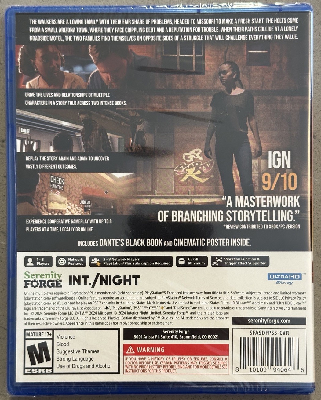 New As Dusk Falls: Premium Physical Edition - PlayStation 5, 2024 PS5
