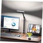 LED Desk Lamp for Home Office, Eye-Care Double-Sided Desk Light with Black