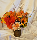 Fall/autumn artificial flower arrangement A2