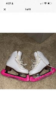 Jackson Ultima Mystique figure ice skates youth 13 C with Mark II Blade