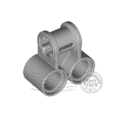 4x LEGO 32291 Technic Connector Perpendicular Light Bluish Gray 4x LEGO 32291 Technic Connector Perpendicular Light Bluish Gray