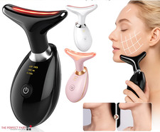 7-in-1 LED Face Neck Lifting Massager Skin Tighten Anti Wrinkle Double Chin 113 