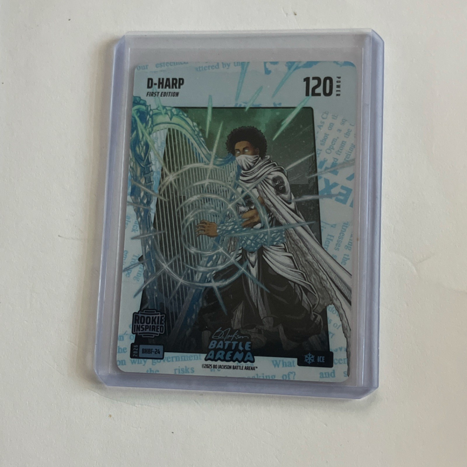 Bo Jackson Battle Arena D-Harp First Edition Rookie Inspired Card HP 120