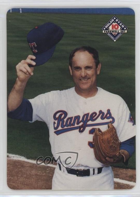 1993 Mother's Cookies Nolan Ryan Farewell Set Nolan Ryan #10 HOF 5cb